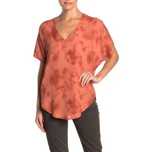 NWT Nordstrom Lush Kimono Sleeve Printed Tnic Top